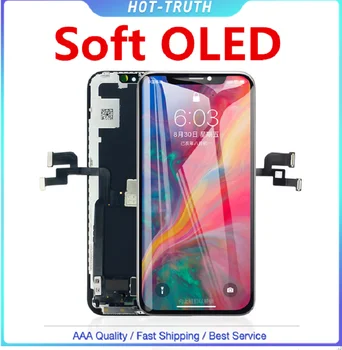 

1PC Soft OLED Quality LCD Screen for iPhone X 10 Xs OLED XR Xs Max Original LCD Display Digitizer Assembly Replacement