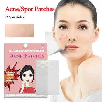 

36 Pcs Onzichtbare Acne Verwijdering Puistje Patch Kan Absorberen Acne Afscheidingen Acne Patches Snelle Genezing Geschikt Voor