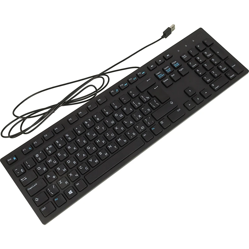 Клавиатура DELL KB216, черный
