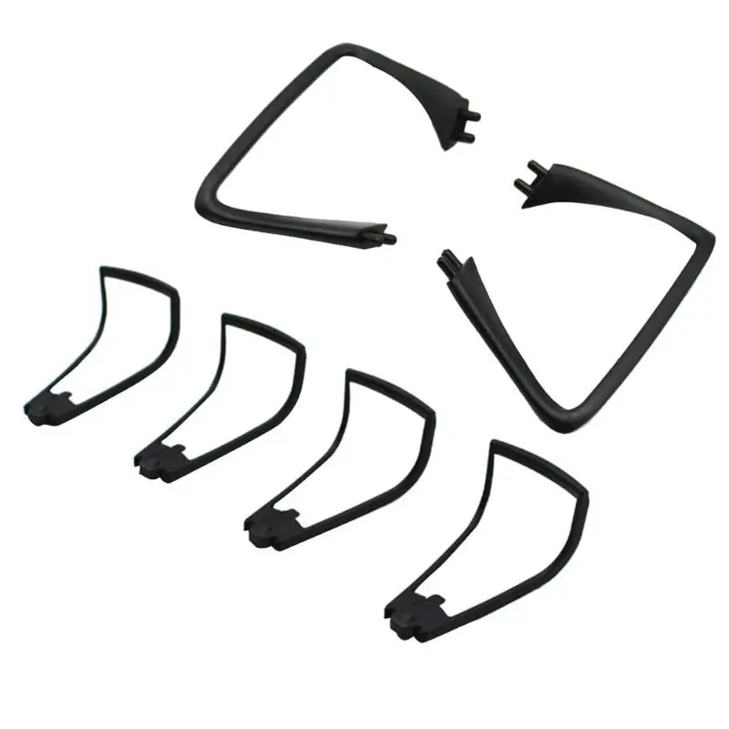 6pcs Drone Accessories Set 4 Propeller Guard Rings with 2 Landing Gears for SG106 RC Video Drone Quadcopter Replacement Parts