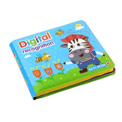 Новое поступление банные книги Детские обучающие игрушки развития интеллекта плавающие познавательные книги погремушка - Цвет: Number