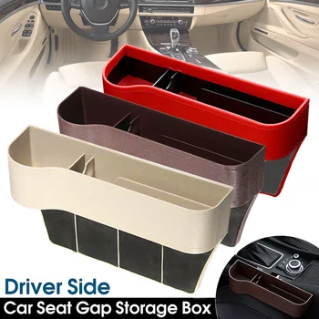 

Car Seat Crevice Storage Box Cup Drink Holder Organizer Auto Stowing Large Capacity Storage Case M8617