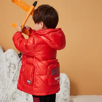 

Baby down jacket 2020 new Korean version of children's thickened white duck down children's coat