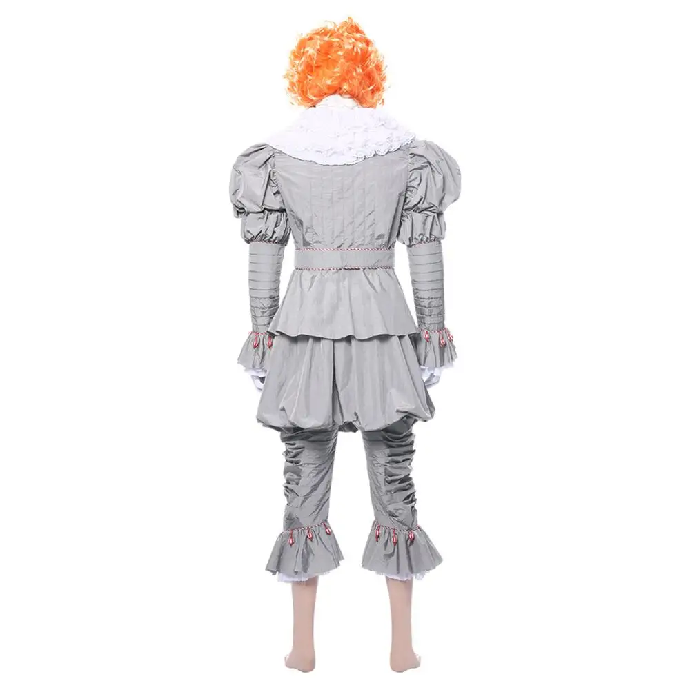 It: Chapter Two Pennywise Clown Cosplay Costume Without Mask, Shoes, Boots - Horror Halloween Outfit for Men and Women image 3