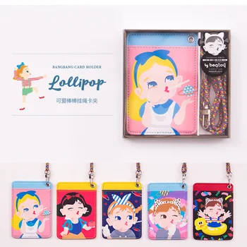 

Milkjoy Cartoon Print Card Holder Bentoy Kawaii Korea Designer Business Meal Credit Bus Card Cover For Toddlers 2020 Bag Pendant