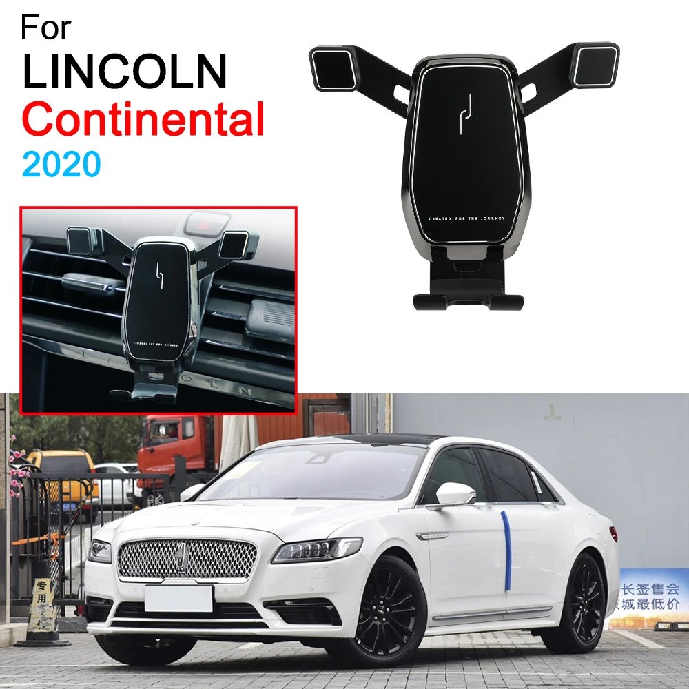 

Car Mobile Phone Bracket Air Vent Mount Call Phone Holder Support for Lincoln Continental Accessories 2020