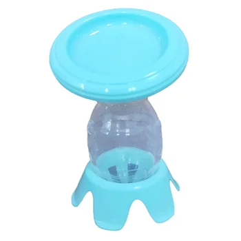 

100ml Silicone Manual Breast Pump Baby Breastfeeding Pump Baby Feeding Milk Saver Nipple Suction Bottle with Base Dust Cover