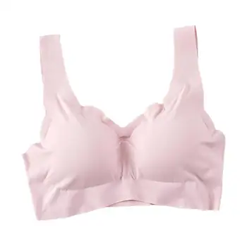 

Seamless Fitness Bra Women Underwear Cooling Gathers Shock-proof Thin Pad Push Up Bra Female Intimate Modis Bralette Lingerie