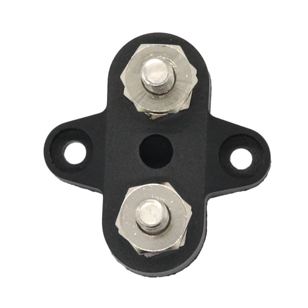 2x 6mm Junction Block Power Post Insulated Terminal Stud for Boat Marine