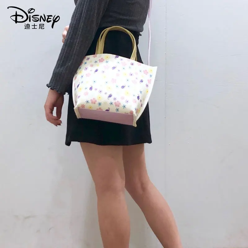 

Disney Shoulder Bag Princess Women Shoulder Bag Cartoon Pattern Party Shoulder Bag Luxury Lady Tote Bags Women Leather Handbags