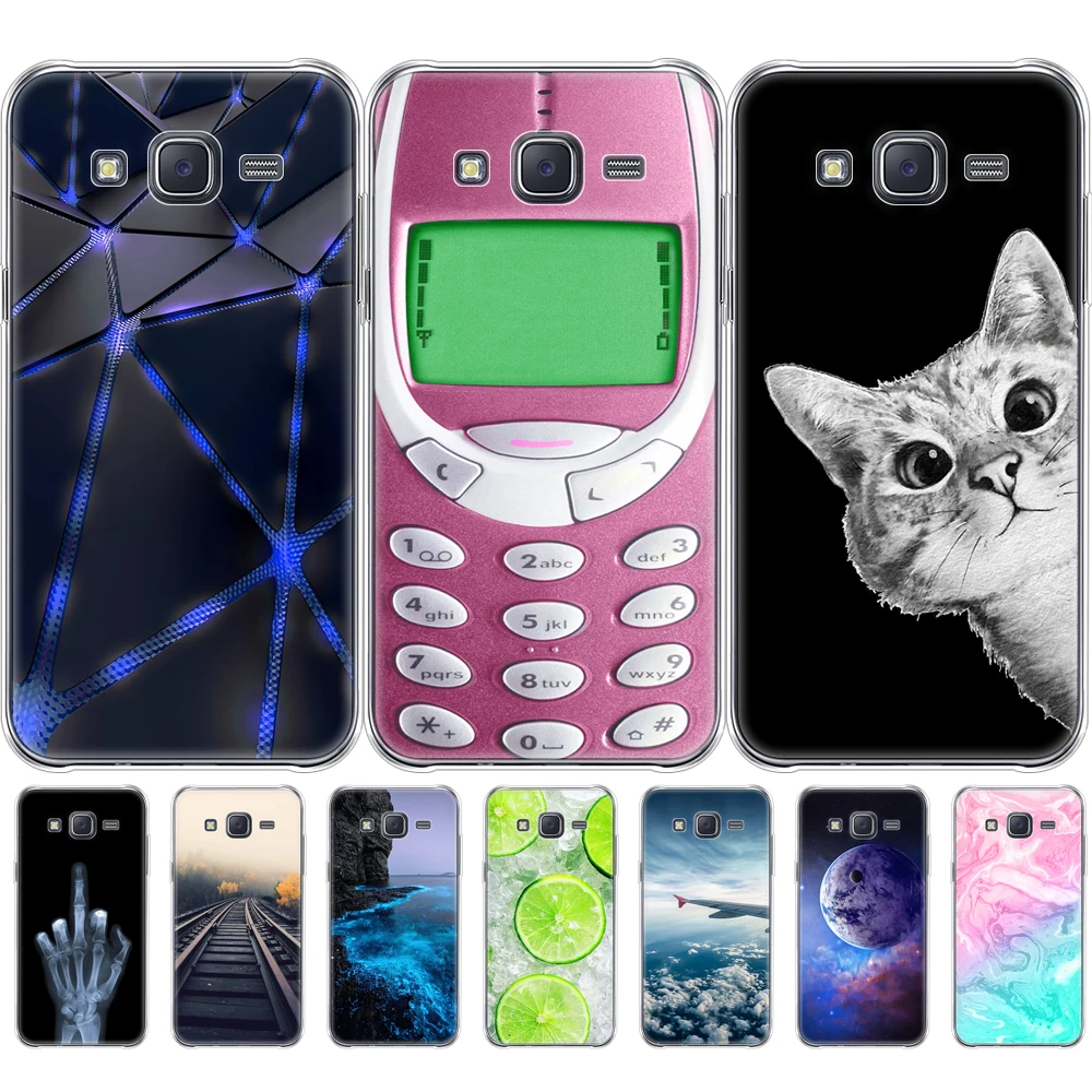 Чехол для Samsung Galaxy J7 2015 силиконовый чехол 5 дюйма J700 J7008 J700F J700H задняя