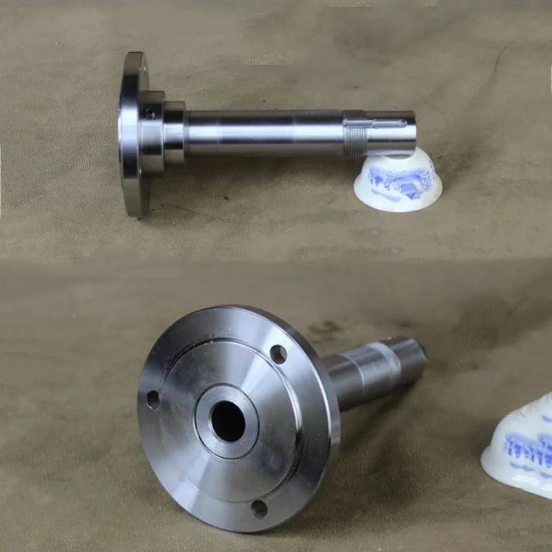 80 100 125 lathe spindle flange, through hole design, DIY lathe, bead machine, Wenwan