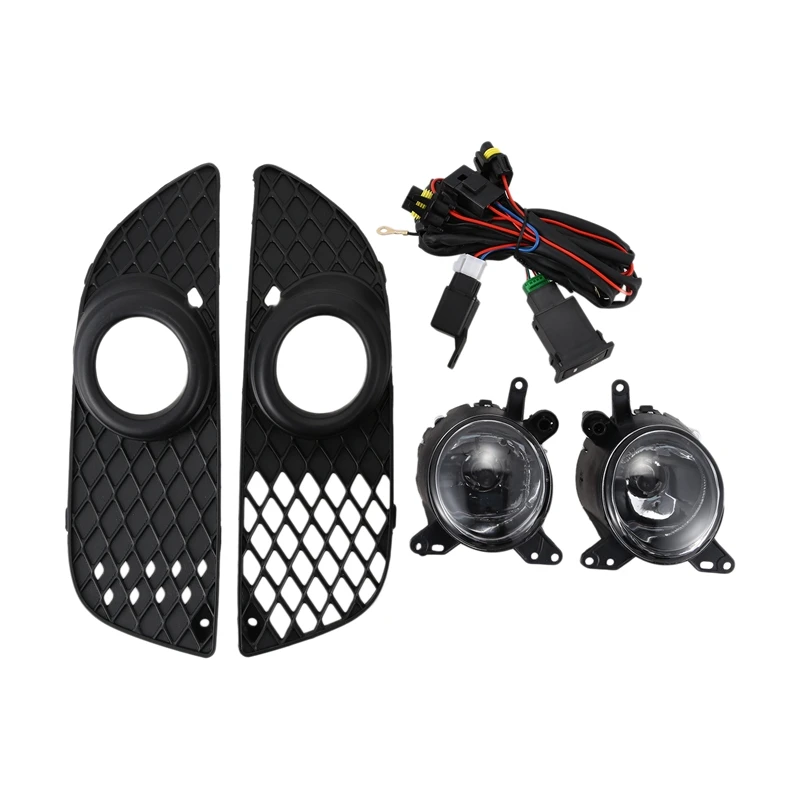 Автомобильные передние противотуманные фары для вождения бампер решетка крышка
