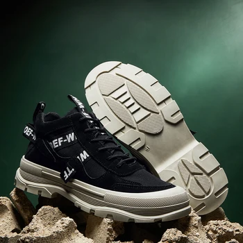 

Workwear Sneakers shoes Damping Comfortable Leisure trend Breathable Fashion and convenient lace Wear-resistant and non-slip
