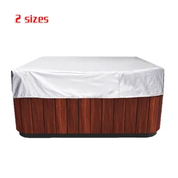 

Square Hot Tub Spa Cover Cap Dustproof Waterproof Protector Heat/Cold Resistant With A Storage Bag New
