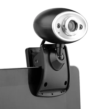 

Webcam PC USB Camera 360 Degree Rotation 480P HD Built-in Mic Live Streaming Webcam for Conference and Video Call