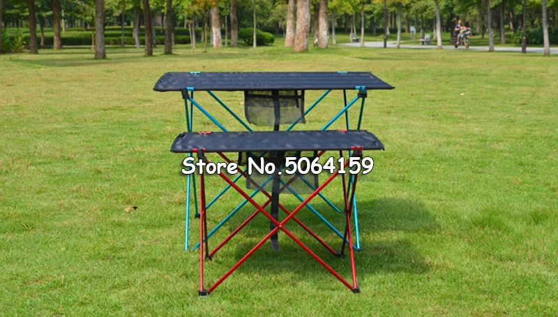 Outdoor Table Portable Foldable Folding Table Desk Camping Outdoor Picnic 6061 Aluminium Alloy Ultra-light Folding Desk Size S/L