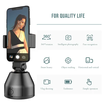 

Auto Shooting Selfie Stick Tripod Follow 360° Rotation Face Object Tracking Smart AI Gimbal Stand For iPhone Xiaomi Huawei