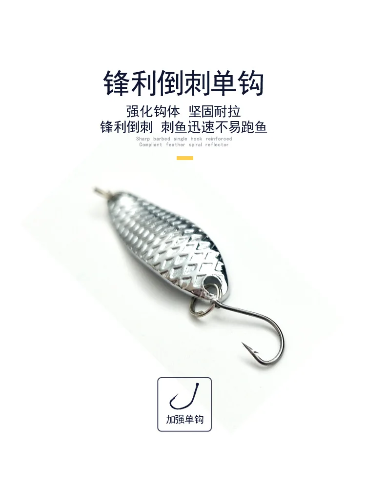 Spoon Fishing Lures Pesca Wobblers Spinner Baits Shads Sequin Metal jigging for Carp Fishing Topwater Isca Bass