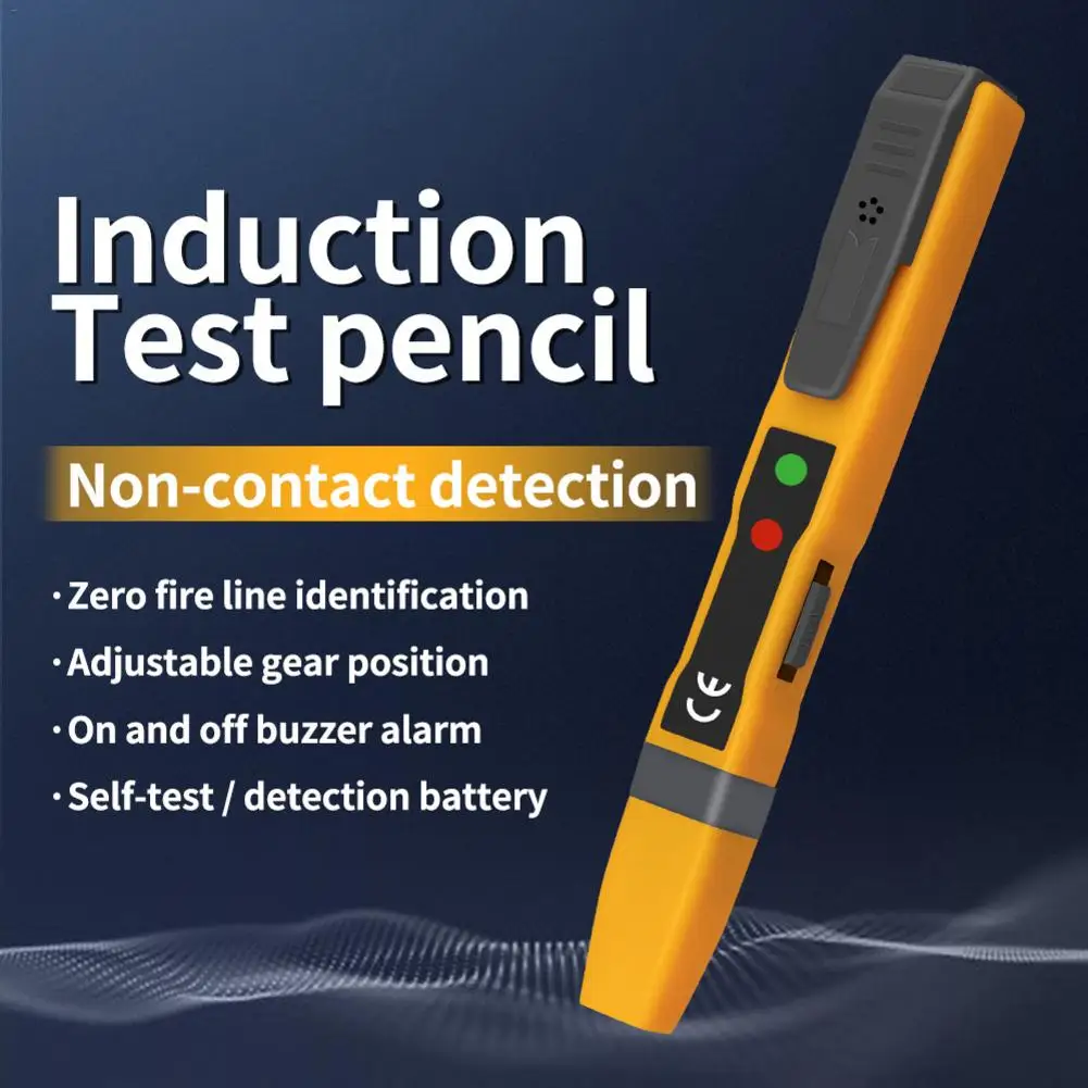 Высокое качество Бесконтактный тест напряжения er звук и светильник индукционного типа тестовый карандаш с индикатором низкого заряда батареи и автоматическим выключением