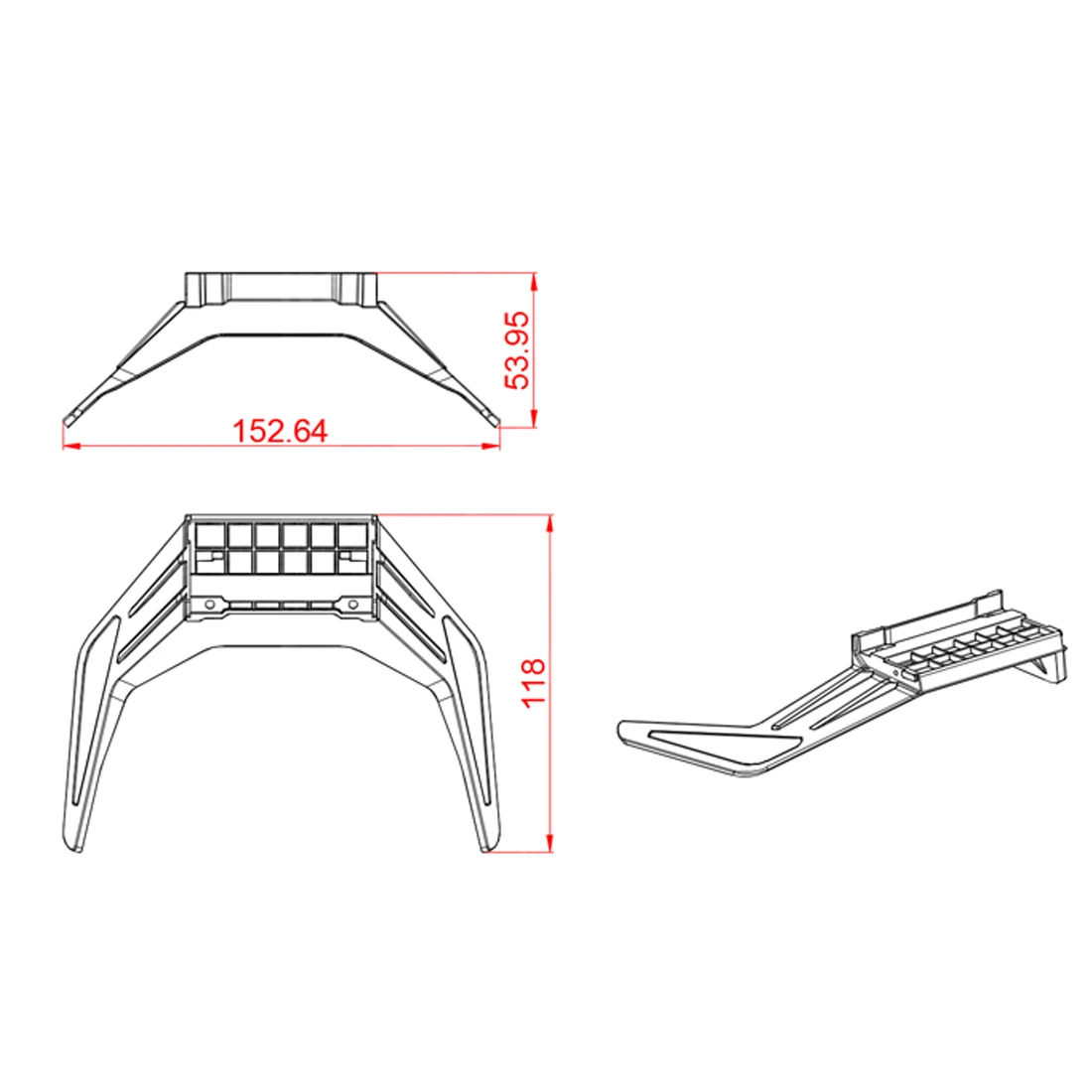 Tarot RC 550/600 посадочное Шасси 1 шт. штатив MK6052 для 550 600 Запчасти радиоуправляемого