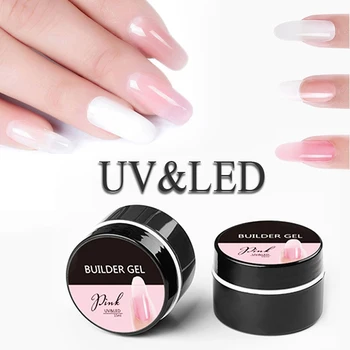 

Limegirl Newest Builder Gel Fast Dry Led&UV Extend Sculpture Nail Gel 15ml French Builder 3Colors Camouflage Nail Gel Soak Off