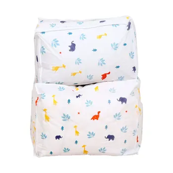 

2pcs Wardrobe Storage Bag Waterproof Quilt Organizer for Home Travel