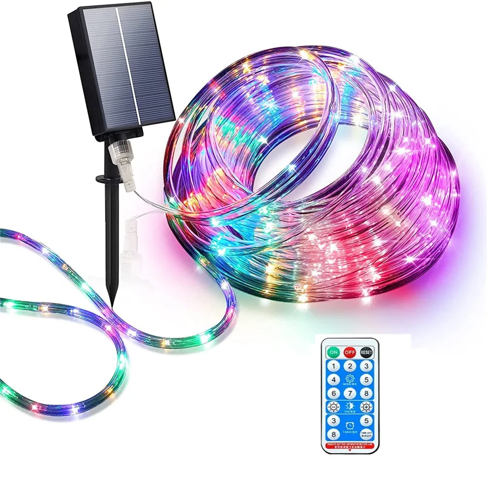 

Outdoor Lights Garland Solar Gardening Decoration 30/50M Strip Garden/Patio/Terrace/Christmas Decoration LED Garlands has Remote