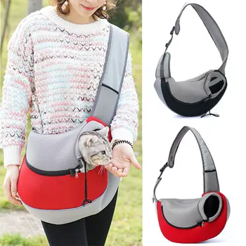 

Breathable Mesh Oxford Pet Puppy Carrier Outdoor Travel Shoulder Bag Sling Mesh Comfort Travel Tote Shoulder Bag Cat Backpack