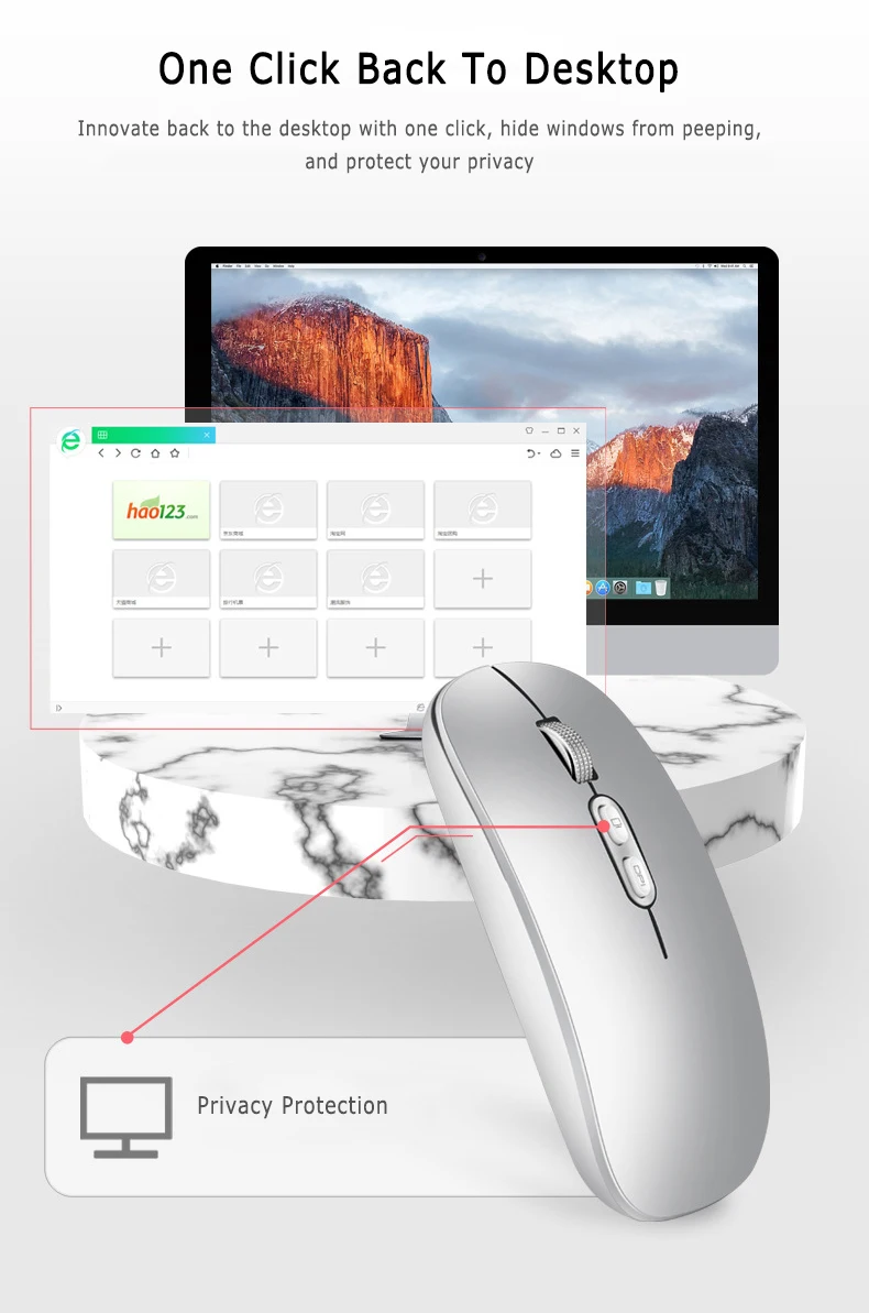 Новинка, перезаряжаемая мини USB оптическая беспроводная компьютерная мышь 1600 dpi, 2,4G приемник, супертонкая мышь для ПК и ноутбука