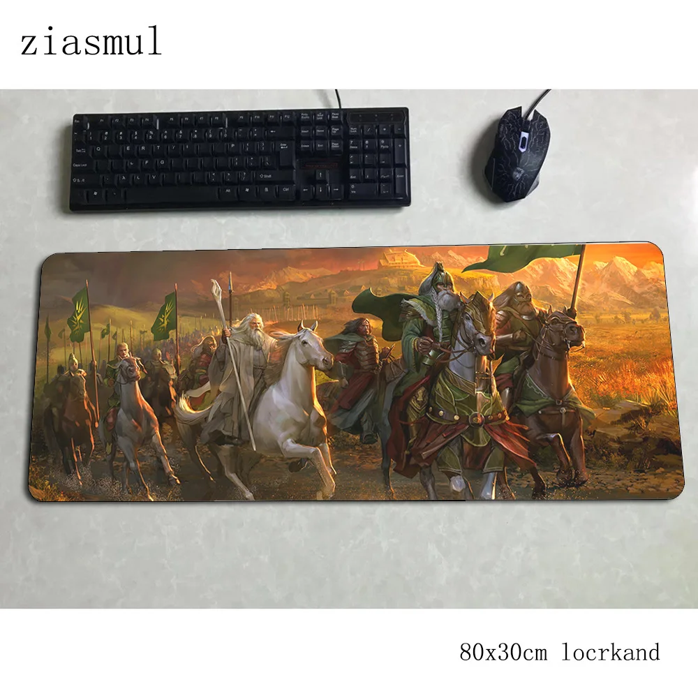 

lord of the ring padmouse 80x30cm gaming mousepad game Kawaii mouse pad gamer computer Natural Rubber mat notbook mousemat pc