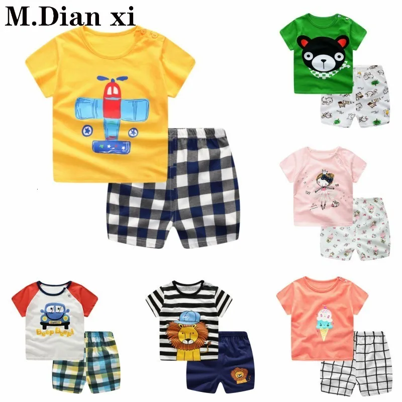 Одежда для маленьких мальчиков; костюм для 2 лет; коллекция года; сезон лето; детская хлопковая Футболка с рисунком животных; брючный костюм; детская одежда