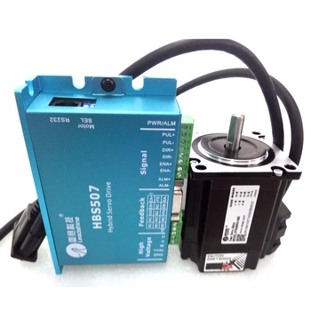 

3 phase Nema23 1NM Hybrid servo kit HBS507+573HBM10 1000 Closed loop stepping motor drive 57mm Motor Driver