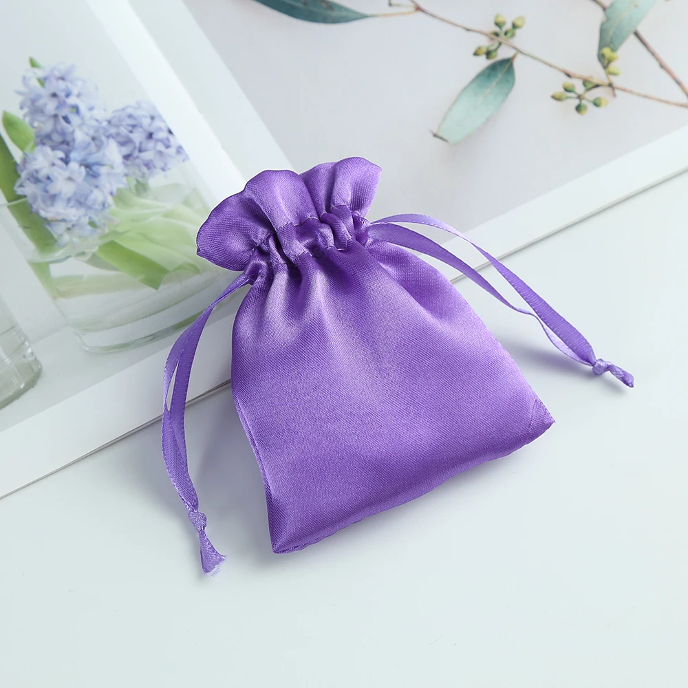 Gbateri 35 Sacchetti Regalo in Raso Rosa con Coulisse, 12,7 x 17,8 cm, per Bomboniere, Gioielli, Baby Shower, Addio al Nubilato - Tessuto