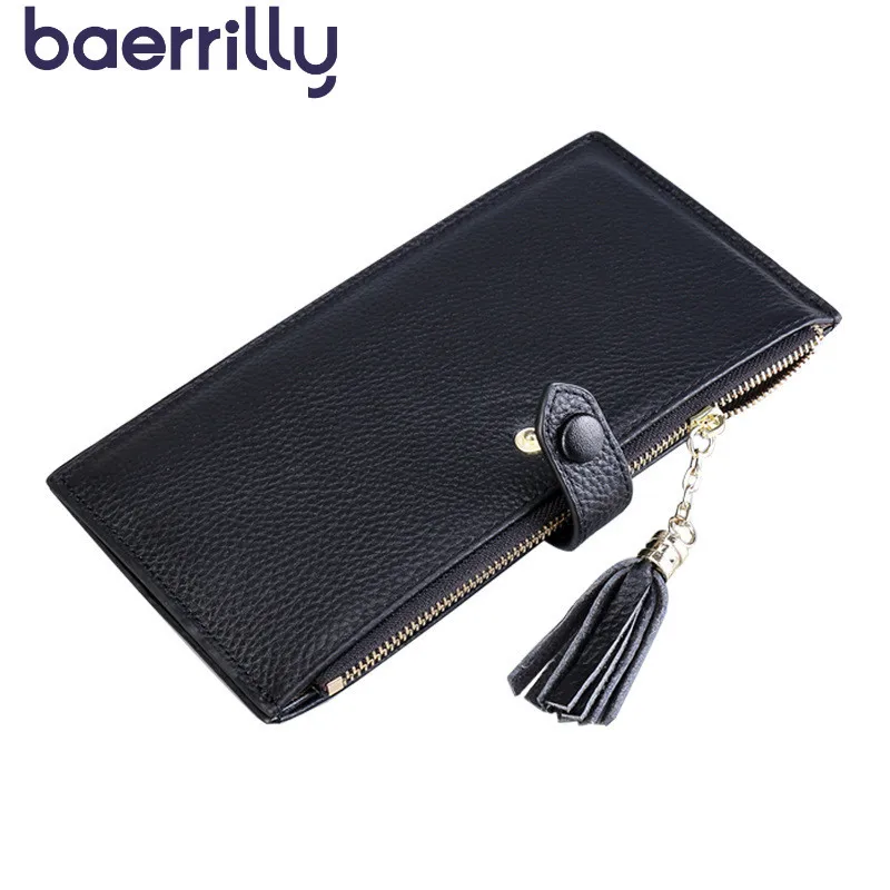 

2019 Fashion Genuine Leather Women Wallets Long Clutch Bags Rfid Business Card Holder Ladies Coin Purse Card Holder Phone Wallet