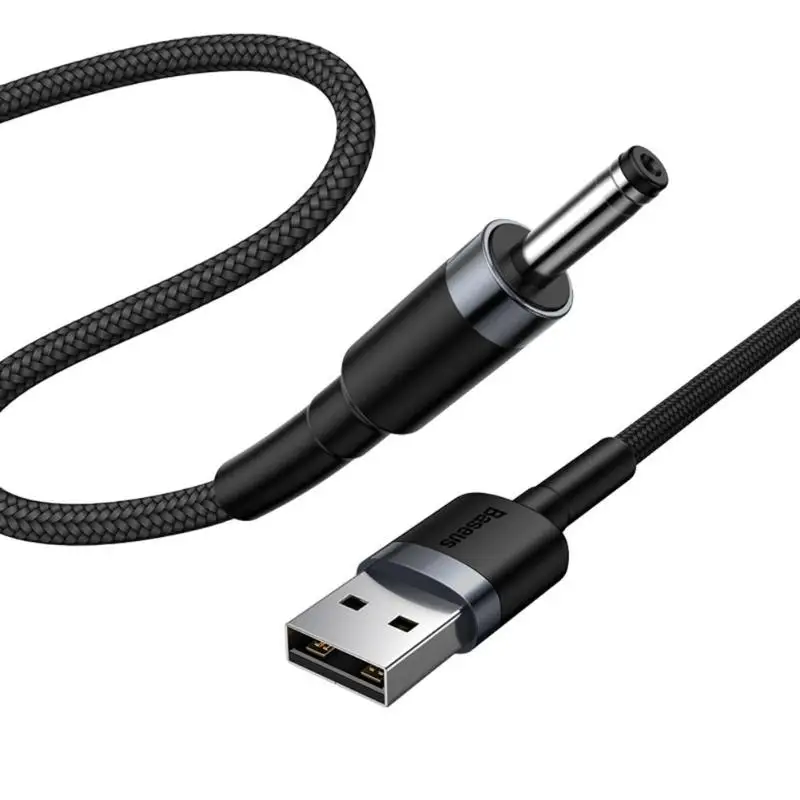 Baseus USB к DC 3,5 мм силовой кабель 2A зарядный кабель для концентратора USB вентилятор динамик зарядный провод адаптер Соединительный шнур