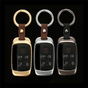 

Zinc Alloy Car Key Cover Case For Jaguar XF XJ V12 Guitar F Type X Type XE F Pace XJL C-X16 For Land rover Freelander Discovery