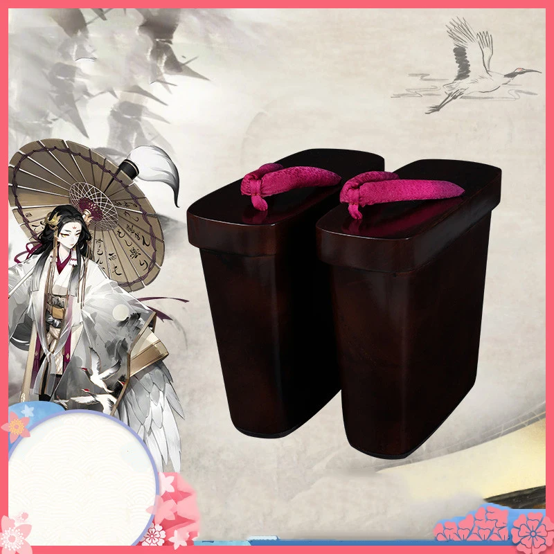 

Шлепанцы Onmyoji Ubume женские для косплея, японские тапки на толстой платформе, тапки для выступлений на сцене