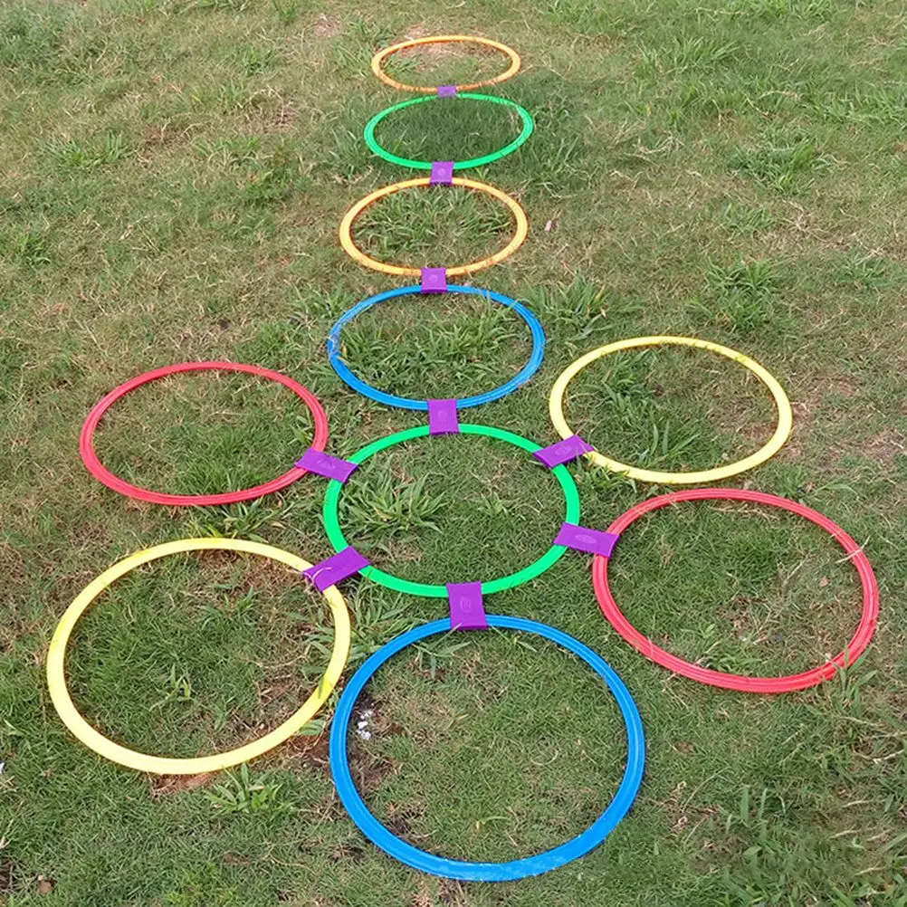 1 набор разноцветных пластиковых колец hopscocky Ring игра игрушки Набор для игры в помещении или на улице рождественские лучшие подарки