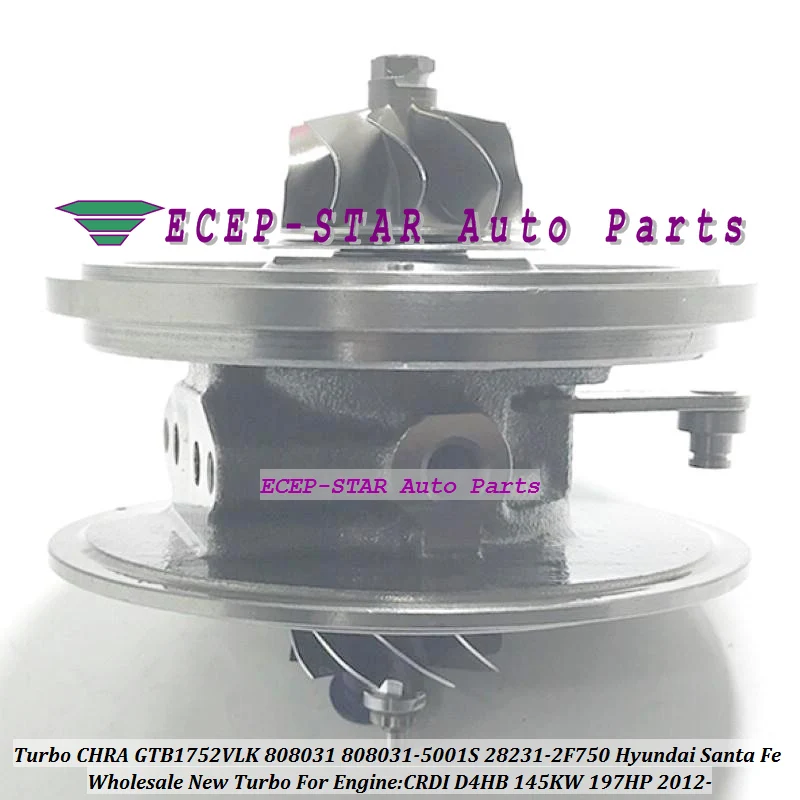 Турбо картридж ядро КЗПЧ GTB1752VLK 808031 808031-5001S 28231-2F750 для hyundai Santa Fe CRDI D4HB 145KW 197HP 2012