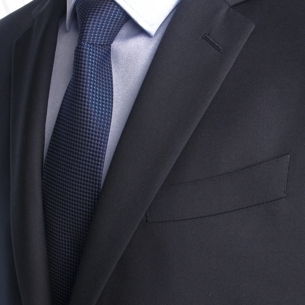 Luxury Silk Wool Blazers For Men Oxford Blue Custom Made Mens Blazer Jacket Suit Jacket Men Tailored Mens Smoking Jacket Fashion