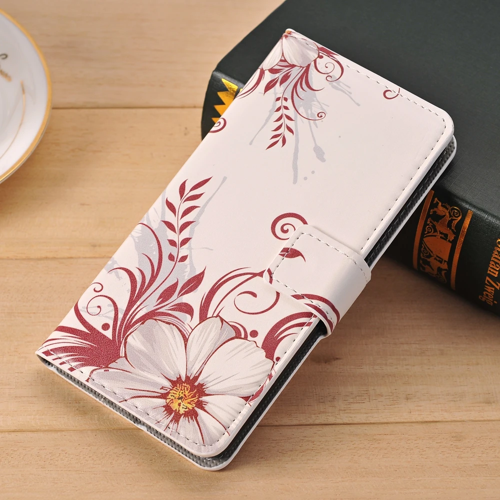 baihua Для huawei Y5II Чехол кожаный флип чехол для huawei Y5 II Y6 II компактный Y 5ii/Y 5 II CUN-U29 CUN-L21 CUN-L01 Honor 5A чехол s - Цвет: baihua