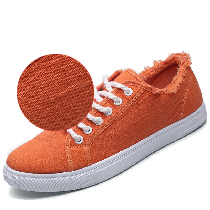 Zapatillas casual hombre color naranja - Puntosalao