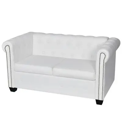 2 seater white