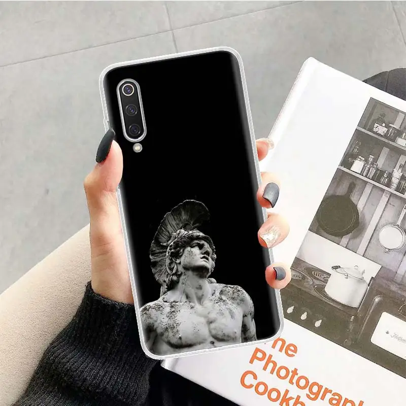TR002-9 Abstract Greek Mythology Stone Sculpture Case for Xiaomi Redmi Note 7 8 Pro 8A 7A 5 5A 6A 4X S2 K20 MI 5X 6X 9 8 CC9 F1 Soft TPU - Цвет: TR002-9