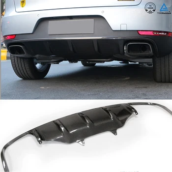 

Carbon Fiber Rear Skid Plate Bumper Lip Diffuser for Macan 2014-2016