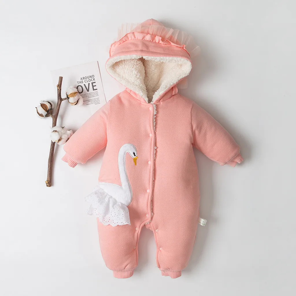 Осенне-зимний комбинезон с капюшоном, зимний комбинезон для новорожденных, зимняя одежда, пальто, теплый комбинезон для мальчиков, пуховая хлопковая зимняя одежда, боди# G3