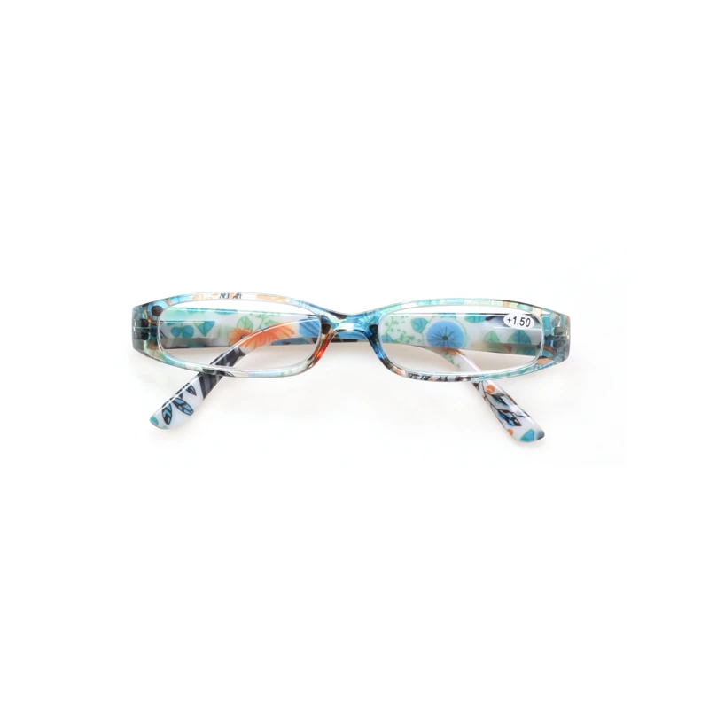 

Fashion Women Flower Rectangular Clear Lens Reading Glasses Frame Material Lenses Optical Attribute Lenses Color Lens Width