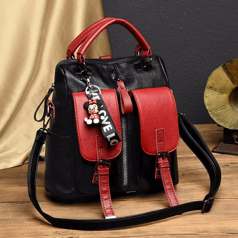 

2019 Kmuysl TOP fashion Vintage Leather Ladies HandBags Women Men Bags TotesTassel Designer Crossbody Shoulder Bag