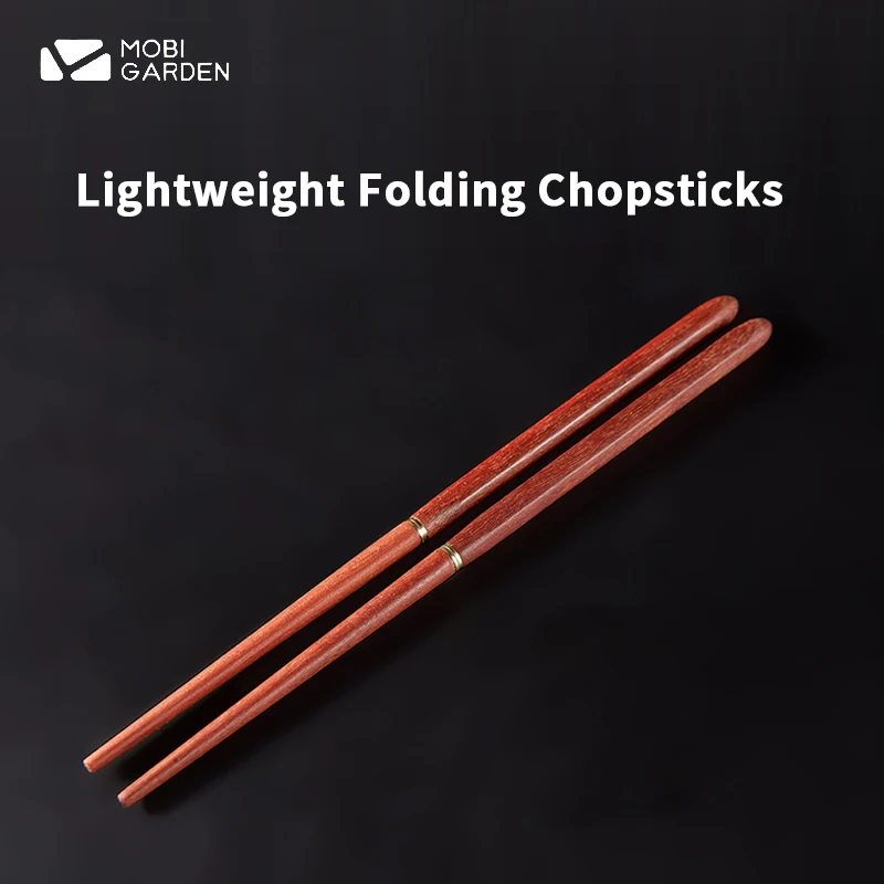 Mobi Garden Stainless Steel Foldable Chopsticks Outdoor Camping